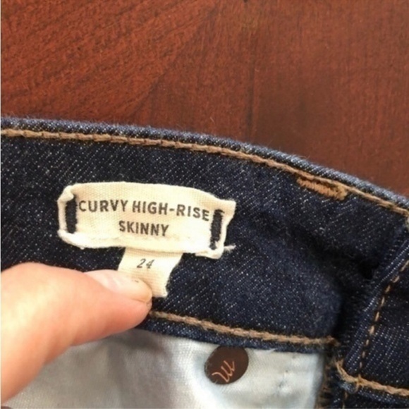 Madewell madewell Curvy High-Rise Skinny Jeans Size 24 - Picture 3 of 9